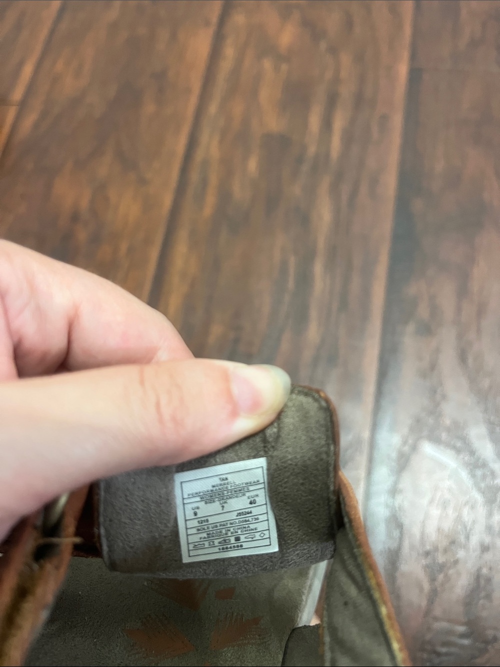Merrell Tan Leather Hook-and-Loop Sport Sandals - Picture 5 of 6